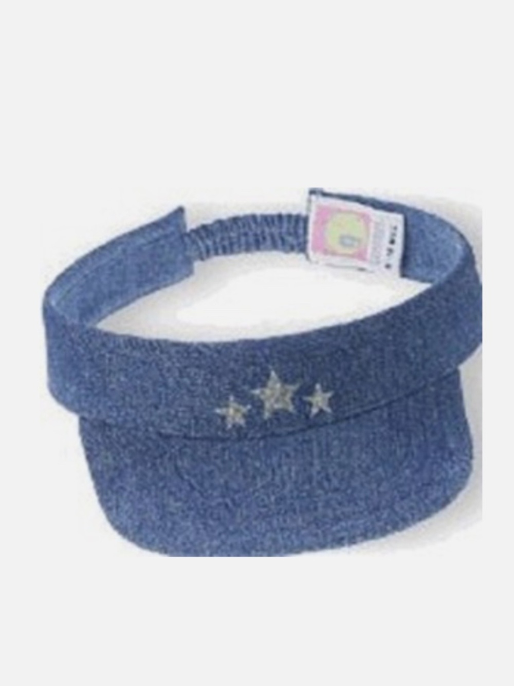 Gymboree 4th Denim Stars visor headband 18mo -3T Baby Toddler VTG